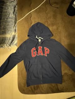 OLD GAP　ギャップ　ビッグロゴ　ジップアップパーカー　00s　y2kのサムネイル