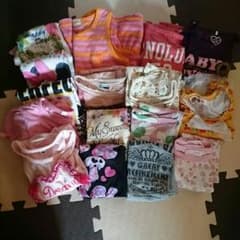 あおたん様専用120㎝・16枚夏服(シャツ)セットのサムネイル