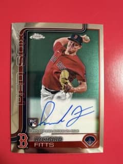 Topps Chrome Richard Fitts RC 直筆サインカードのサムネイル