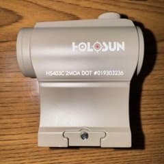 実物 ホロサン HOLOSUN HS403C 2MOAドットサイト - メルカリ