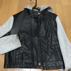 ライダースジャケット レザージャケットショート丈のサムネイル
