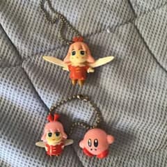 夕*凪様 星のカービィ64 キーホルダー カービィ・リボン (ジャンク品
