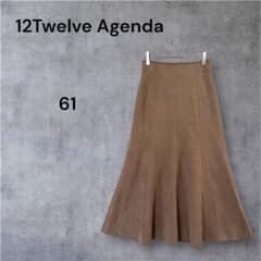 【美品】12Twelve Agenda フェイクスエード マーメイド スカートのサムネイル