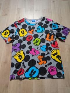 東京ディズニーリゾート ミッキー Tシャツ 総柄 Lのサムネイル