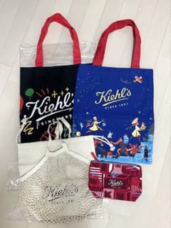 Kiehl's ノベルティ5点セット 新品未使用 トートバッグ ポーチ ノートのサムネイル