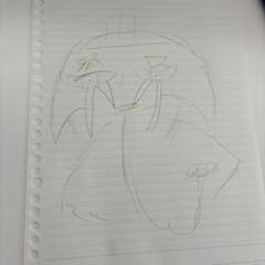 手描きイラスト 傘オリジナルキャラクターのサムネイル