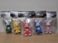 おおかみくん ゴレンジャーコラボ ソフビ 5種セット あらいきりこ