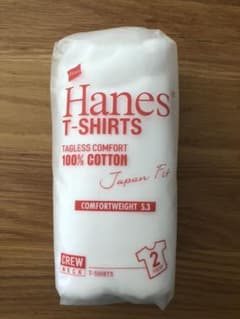 新品未開封　HANES JAPAN FIT T-shirts M 2枚組のサムネイル