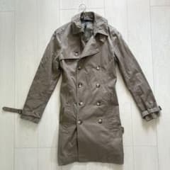 定価: 4.5万】 glamb ストレッチシワ加工トレンチコート ベージュ