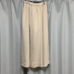 ロングスカート　シフォン　春　夏　クリーム　ジーユー  GUのサムネイル