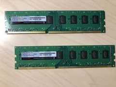デスクトップ用メモリ DDR3 4GB2枚 計8GBのサムネイル