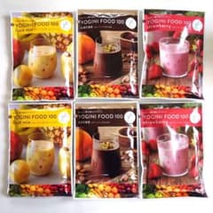 YOGINI FOOD 100 6パックセット→カカオ、ストロベリー他 - メルカリ
