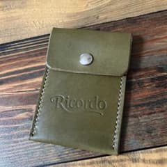 Ricordo レザーカードケース オリーブのサムネイル