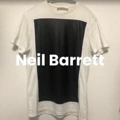 【Neil Barrett】ラバープリントカットソー　Mサイズ相当