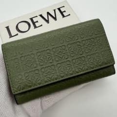 LOEWE ロエベ アナグラム リピート キーケース 6連 アボカドグリーン LOEWE ロエベ アナグラム リピート キーケース 6連 アボカドグリーン
