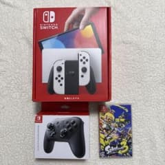 【美品】Switch本体有機EL➕Proコン➕スプラトゥーン3のサムネイル