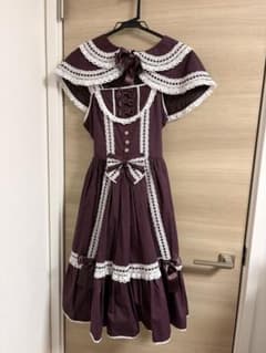 Metamorphose はしごレースリボンケープ付きジャンパースカートのサムネイル