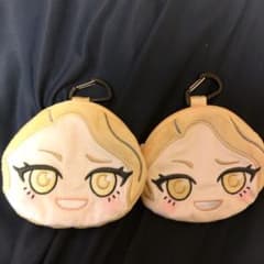 도원 암귀 치비구루미 카라비나 첨부 페이스 파우치 漣水鶏2개 세트
