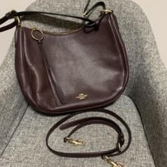 未使用COACH 35593 サットンホーボー ポリッシュドペプルレザー バッグ 