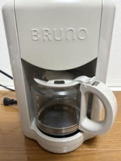 BRUNO コンパクトミル付きコーヒーメーカー ホワイト 今週中に破棄しますのサムネイル