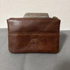 VALISE 本革 キーケース コインケース ブラウンのサムネイル