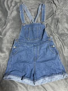 cherish today デニムオーバーオール ショートパンツのサムネイル