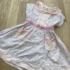 スーリー♡ワンピース♡セーラー♡花柄♡ピンク♡130のサムネイル