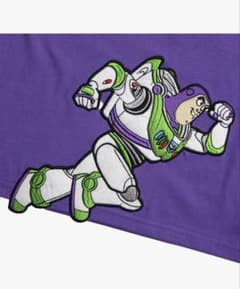 Disney Buzz Lightyear Embroidered T-Shirt, Purple