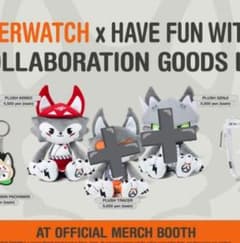 OWCS 立川 東京 オーバーウォッチZETA キリコ パチまり ぬいぐるみのサムネイル