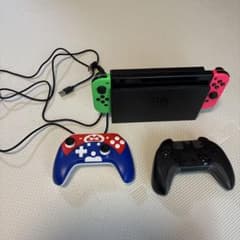 NintenSwitch ネオングリーン/ピンク 本体、コントローラ2個スプラ2 NintenSwitch ネオングリーン/ピンク 本体、コントローラ2個スプラ2