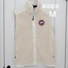 美品 カナダグース フリース ベスト ボア 白 アイボリー M - メルカリ