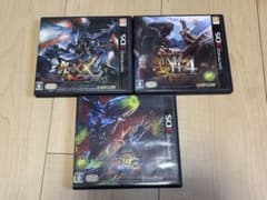 Nintendo 3DS 몬스터 헌터 3개 세트