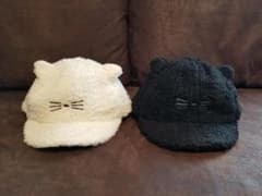 ヒデヒラ様専用　モコモコねこ猫冬のサムネイル