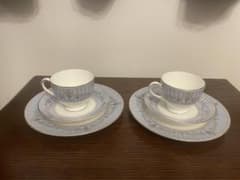 ウエッジウッドWEDGWOODアレクサンドラALEXANDRAカップ&ソーサー
