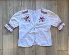 入手困難！IENA×Rouje 刺繍ブラウス - メルカリ