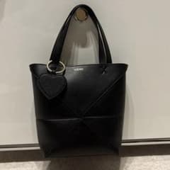 LOEWE　ロエベ　パズルフォルドトートミニ　ブラックのサムネイル