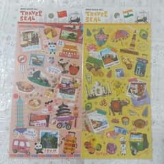 平成レトロ トラベルシール travel seal マインドウェイブ 2点 - メルカリ