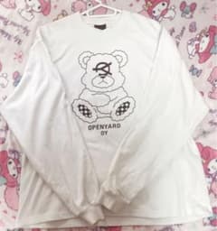 OY くま オードリープリントロングTシャツのサムネイル