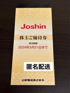 上新電機 Joshin ジョーシン 株主優待券 5000円分のサムネイル