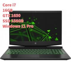 【美品】ゲーミングノートPC HP Pavilion 15-dk0015TXのサムネイル