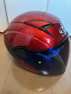Kabuto ジェットヘルメット レッド/クリア OGK Kabuto EXCEED ジェットヘルメット レッド - メルカリ
