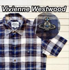 Vivienne Westwood MAN オーブ ロゴ 半袖 チェックシャツ - メルカリ