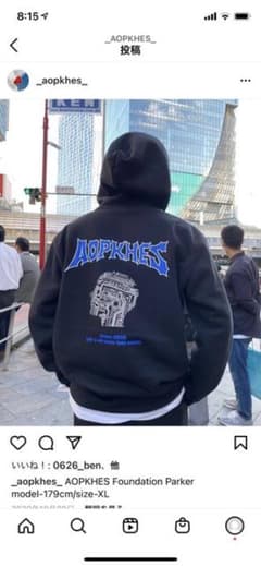 AOPKHES パーカーのサムネイル