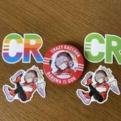 だるまいずごっど　缶バッジ　ステッカーのサムネイル