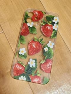 いちご柄 スマホケース iPhone12のサムネイル