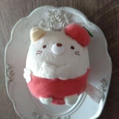 스미코구라시 프라이즈 과일 고양이 봉제인형 키홀더