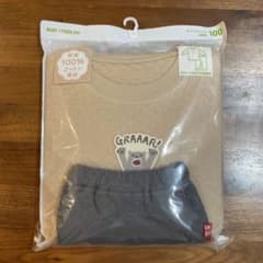 UNIQLO キルトパジャマ　100 未使用のサムネイル