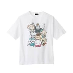 ちいかわ飯店 ビックTシャツ 飯店大集合 ホワイトのサムネイル