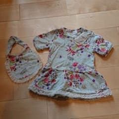 hakka baby  80  半袖  ワンピースのサムネイル