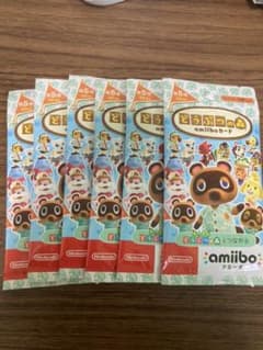 どうぶつの森 amiibo第5弾カード6パックのサムネイル
